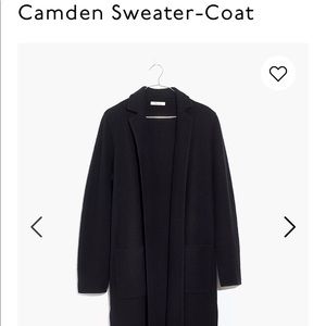 Madewell Camden Sweater Coat XS